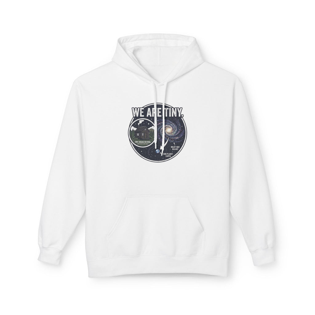 We Are Tiny Astronaut Hoodie — Space Explorer Graphic Pullover