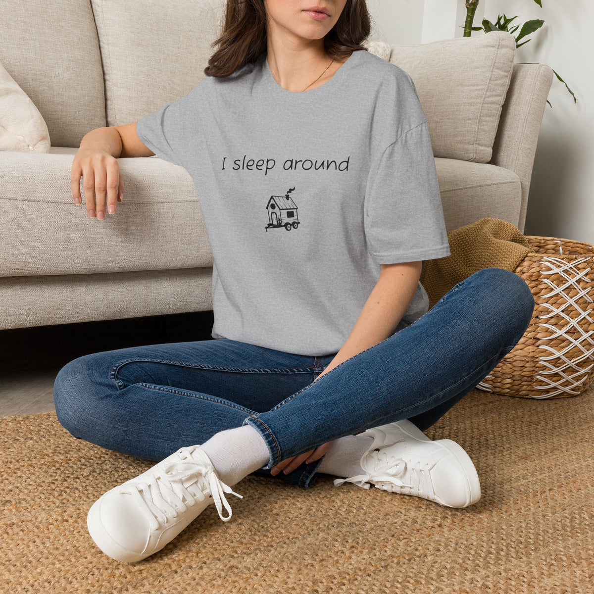 I sleep around – Softstyle T-Shirt
